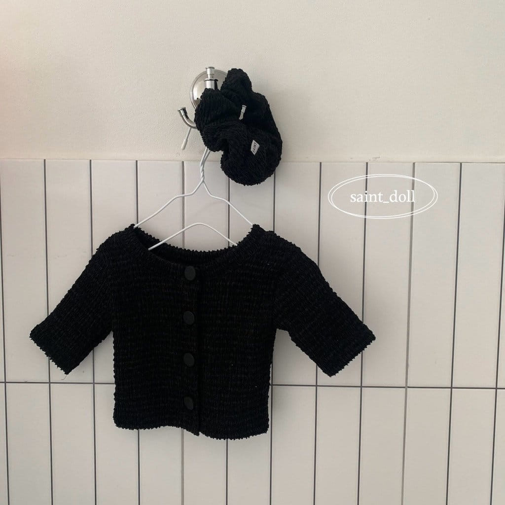 Saint Doll - Korean Children Fashion - #designkidswear - Pon Pon Wrinkle Cardigan With Mom - 6