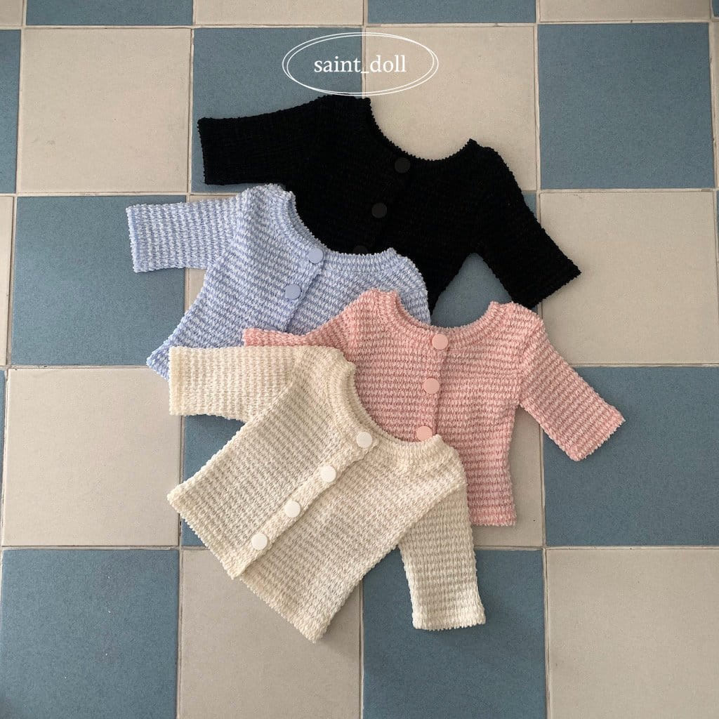 Saint Doll - Korean Children Fashion - #discoveringself - Pon Pon Wrinkle Cardigan With Mom - 7