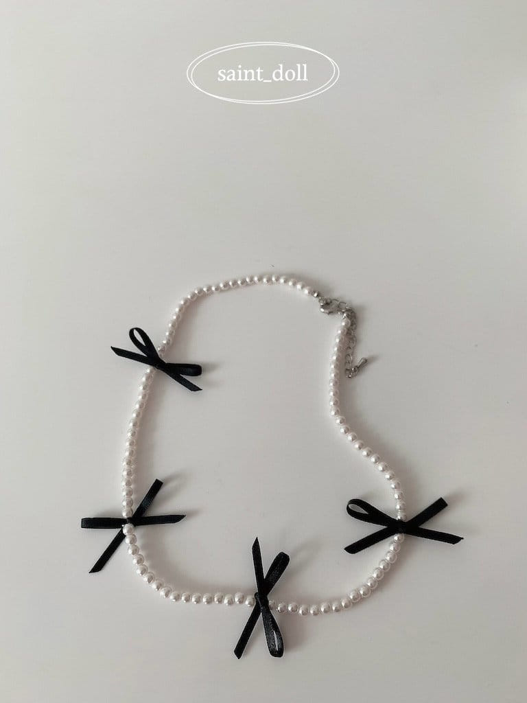 Saint Doll - Korean Children Fashion - #discoveringself - Ribbon Necklace - 3