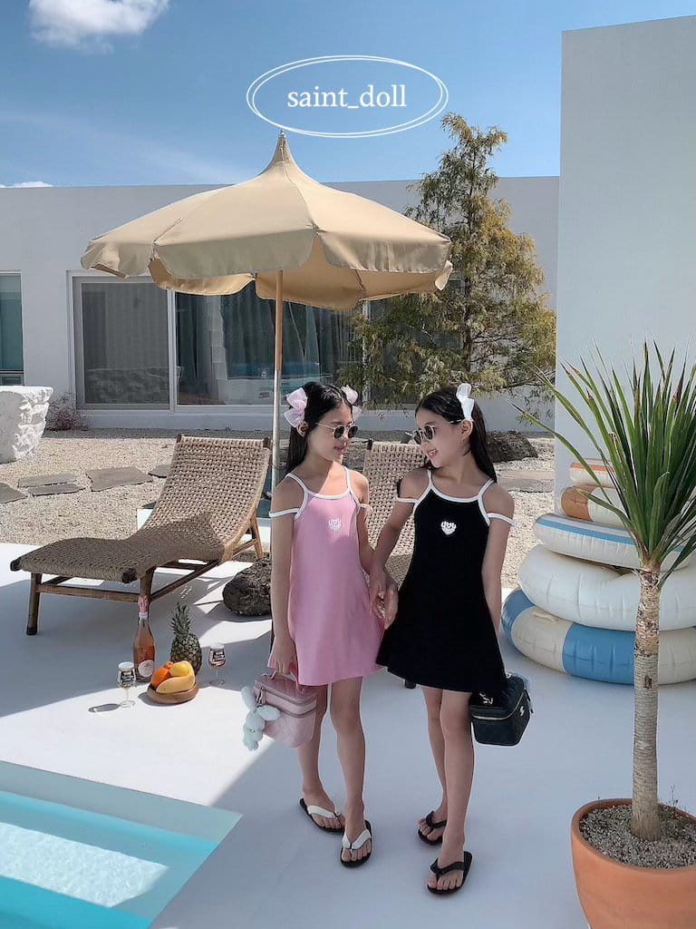Saint Doll - Korean Children Fashion - #discoveringself - Love Me String One-Piece - 6