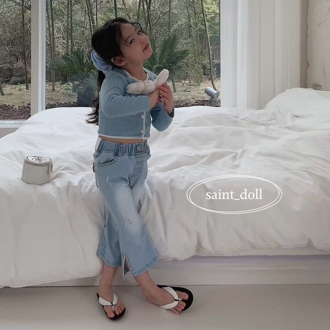 Saint Doll - Korean Children Fashion - #discoveringself - Side Slit Boots Cut Pants