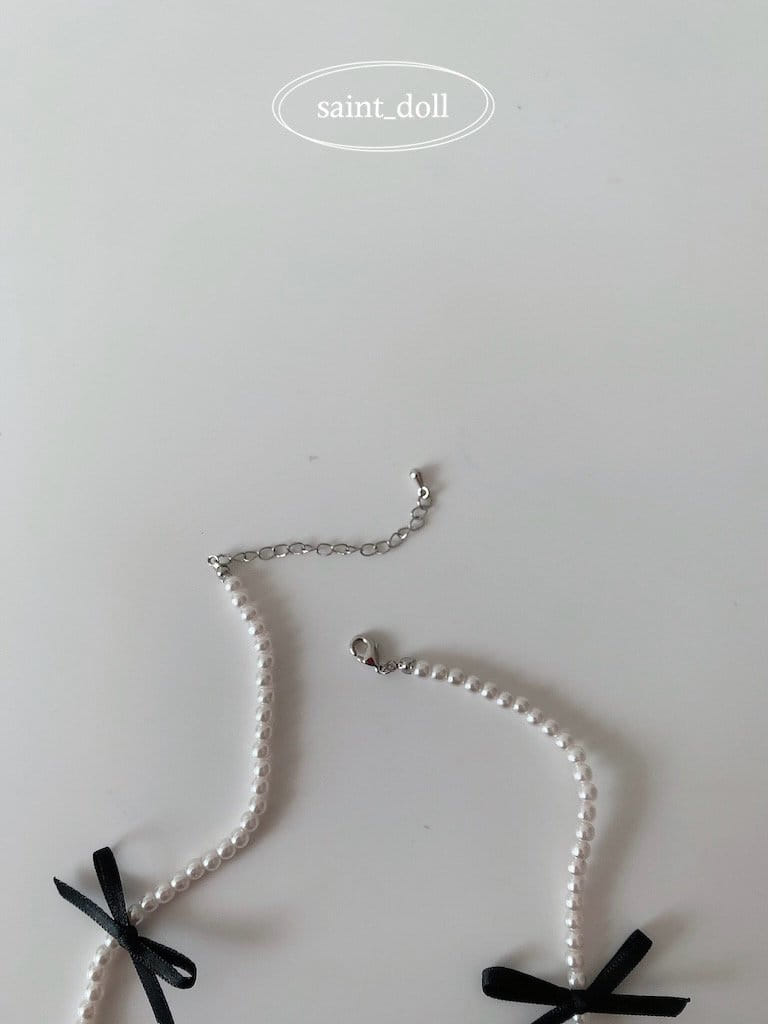 Saint Doll - Korean Children Fashion - #discoveringself - Ribbon Necklace - 4