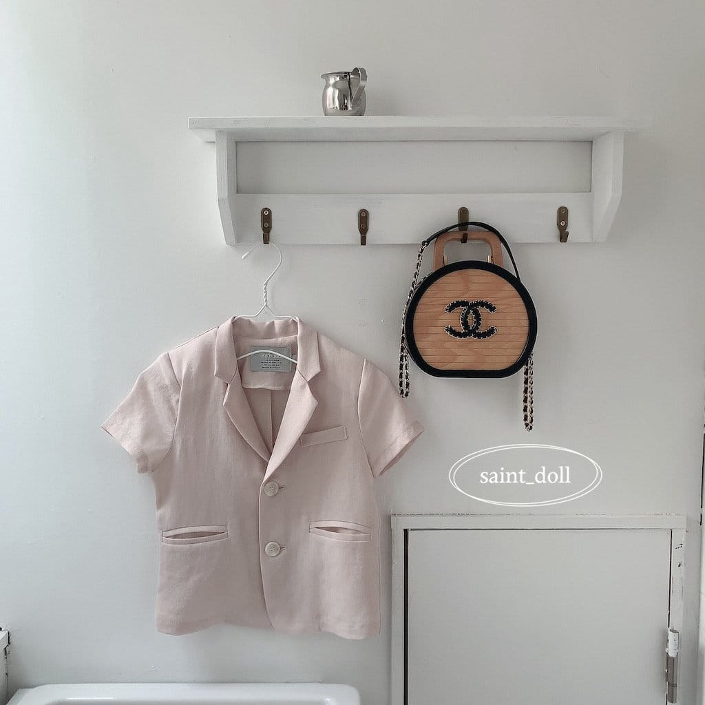 Saint Doll - Korean Children Fashion - #fashionkids - City Short Sleeve Jacket With Mom - 3