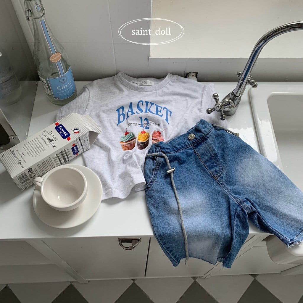 Saint Doll - Korean Children Fashion - #kidsshorts - Cup Cake Tee - 6