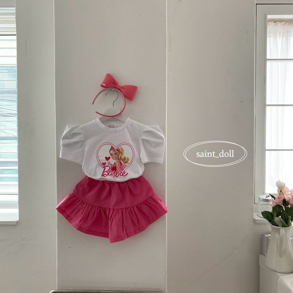 Saint Doll - Korean Children Fashion - #kidsshorts - Barbi Tee - 2