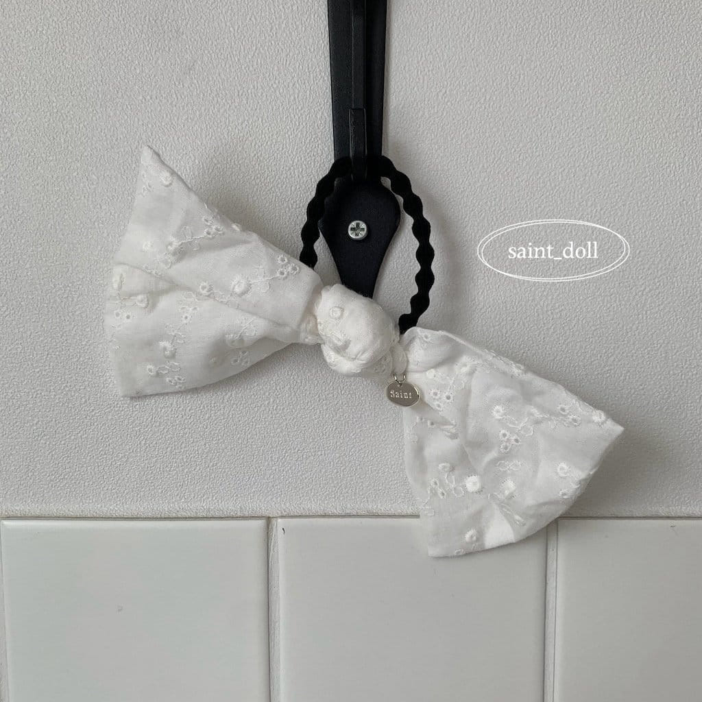 Saint Doll - Korean Children Fashion - #kidsshorts - Big Ribbon Rubber Band - 3