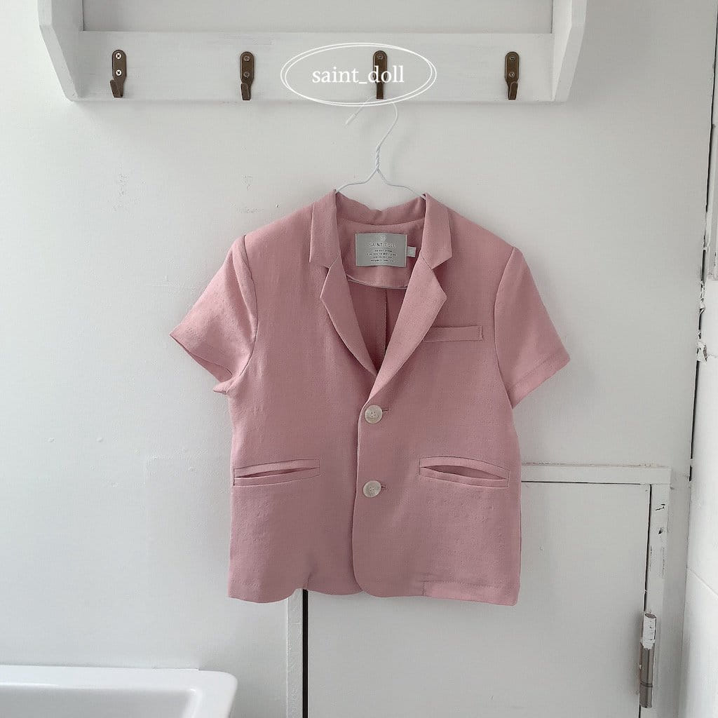 Saint Doll - Korean Children Fashion - #kidsstore - City Short Sleeve Jacket With Mom - 5