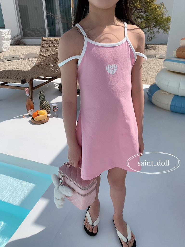 Saint Doll - Korean Children Fashion - #kidsstore - Love Me String One-Piece - 9