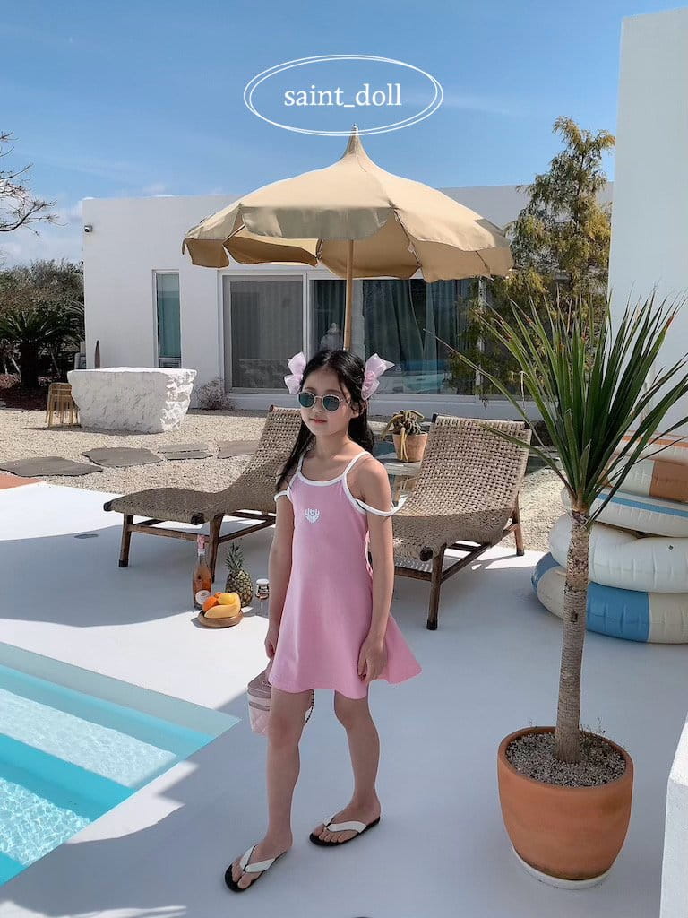 Saint Doll - Korean Children Fashion - #kidzfashiontrend - Love Me String One-Piece - 10