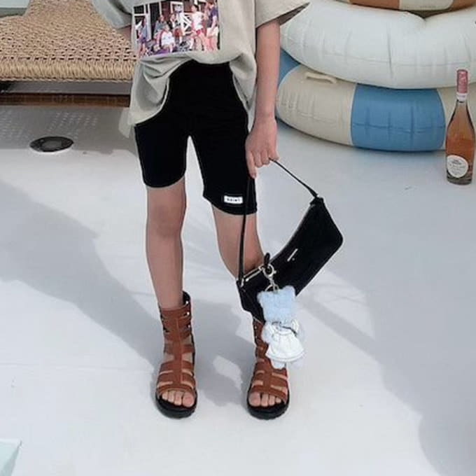 Saint Doll - Korean Children Fashion - #kidzfashiontrend - Label Shorts