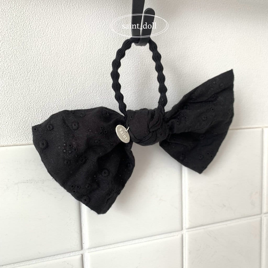 Saint Doll - Korean Children Fashion - #kidzfashiontrend - Big Ribbon Rubber Band - 5