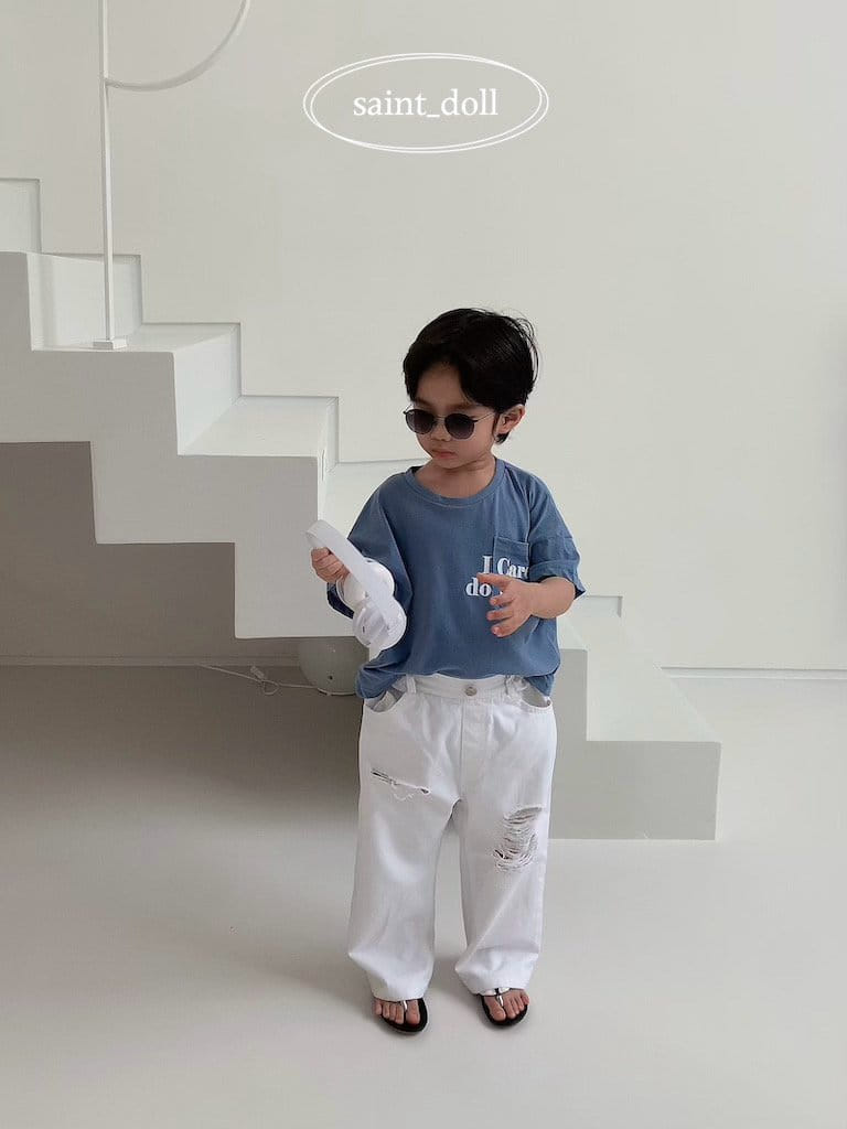 Saint Doll - Korean Children Fashion - #littlefashionista - Pocket Paint Tee - 5