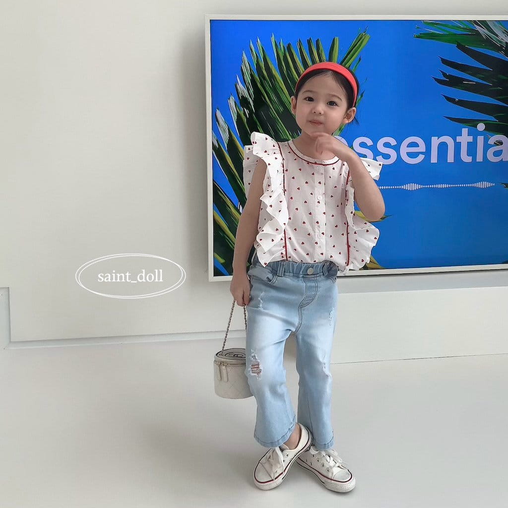 Saint Doll - Korean Children Fashion - #littlefashionista - Side Slit Boots Cut Pants - 7