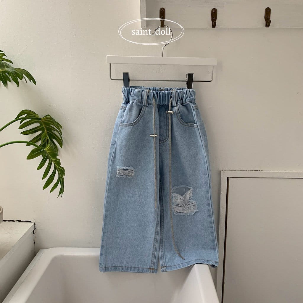 Saint Doll - Korean Children Fashion - #magicofchildhood - Back Pocket Vintage Pants With Mom - 3