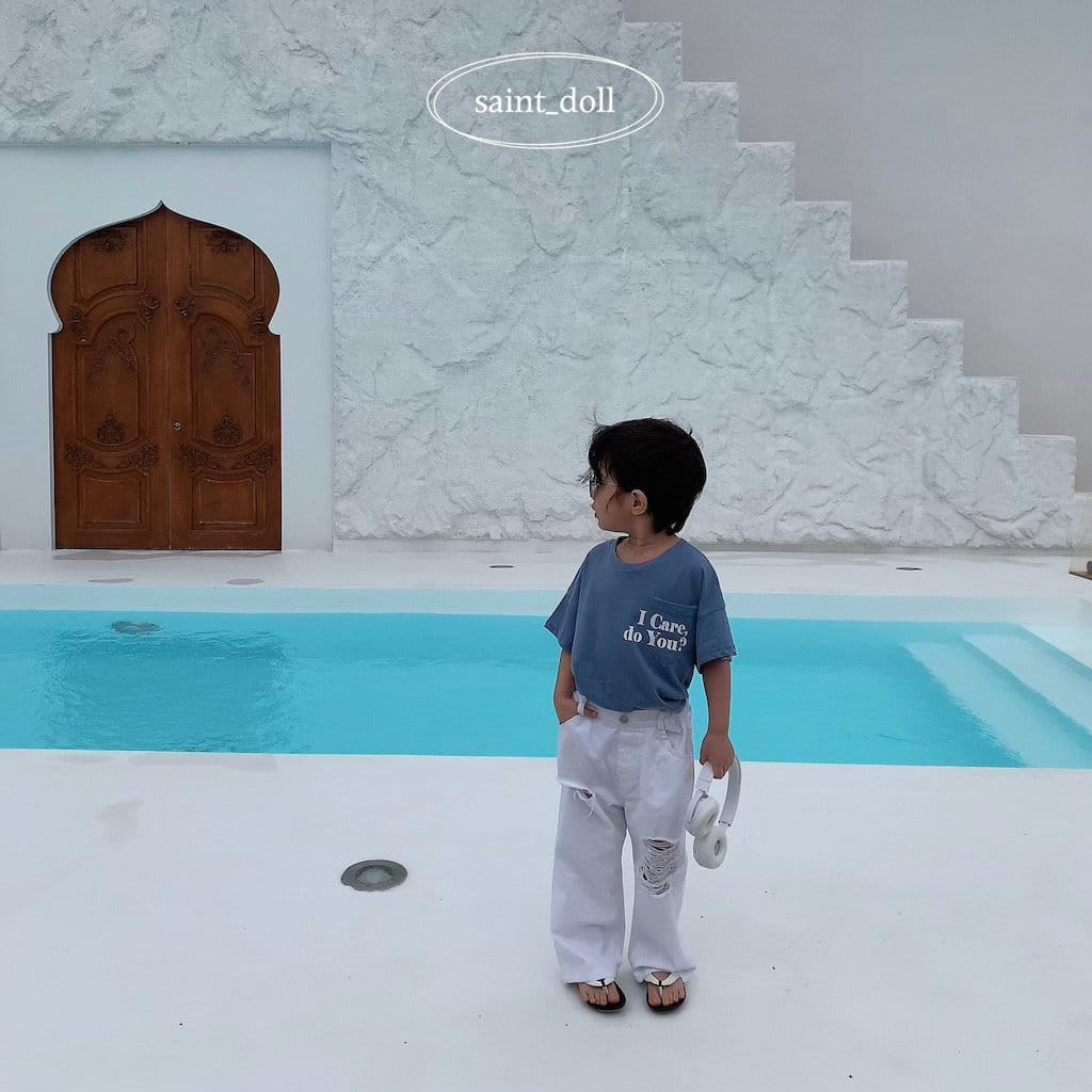 Saint Doll - Korean Children Fashion - #minifashionista - Pocket Paint Tee - 7