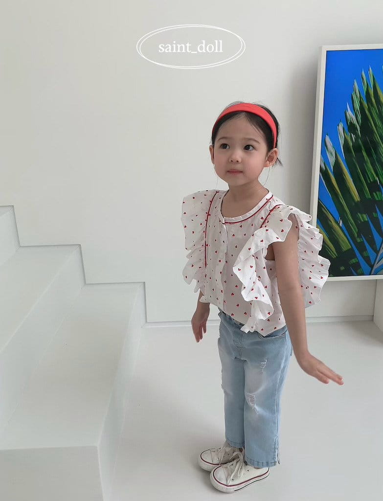 Saint Doll - Korean Children Fashion - #minifashionista - Side Slit Boots Cut Pants - 9