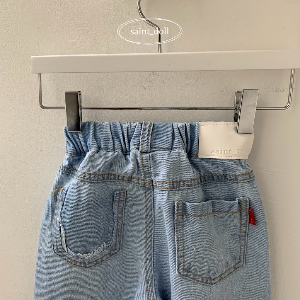 Saint Doll - Korean Children Fashion - #magicofchildhood - Back Pocket Vintage Pants With Mom - 4