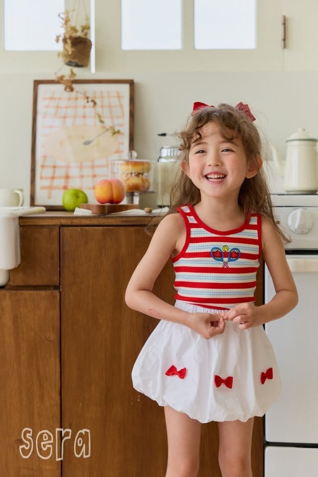 Sera - Korean Children Fashion - #kidzfashiontrend - ST Tennis Sleeveless Tee - 3