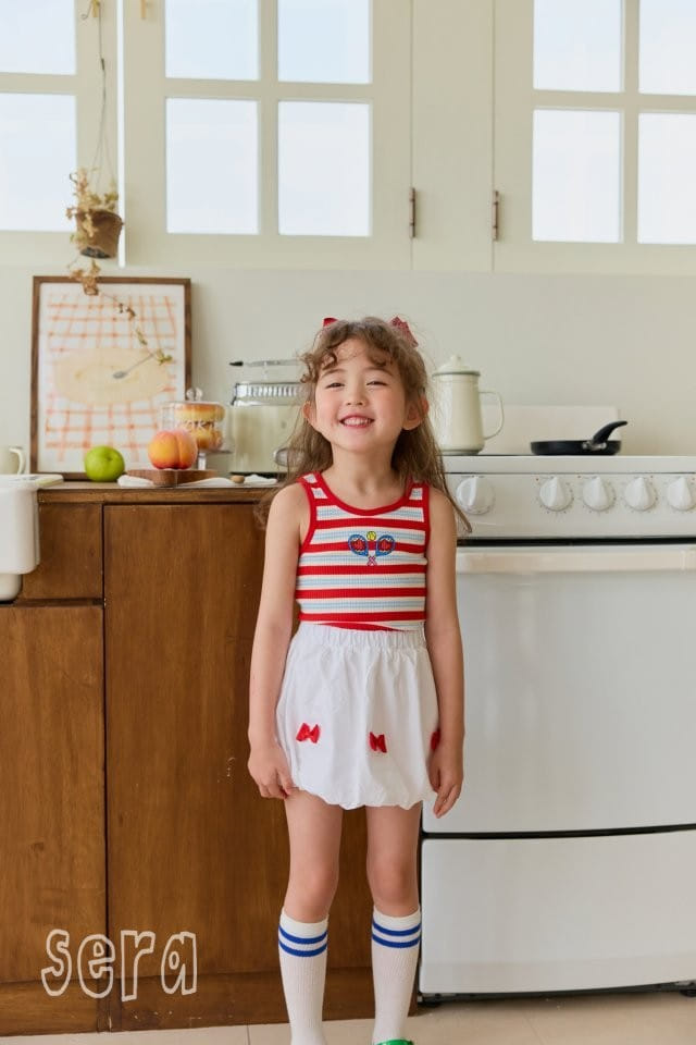 Sera - Korean Children Fashion - #littlefashionista - ST Tennis Sleeveless Tee - 5