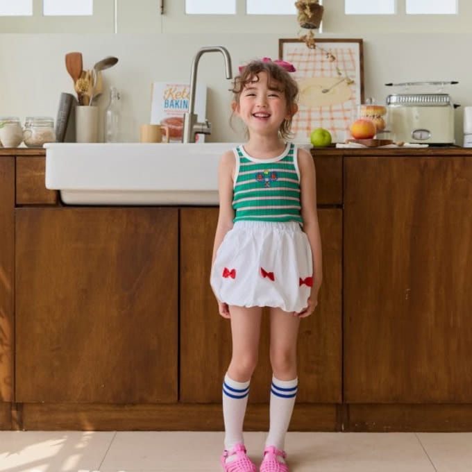 Sera - Korean Children Fashion - #minifashionista - Ribbon Balloon Skirt