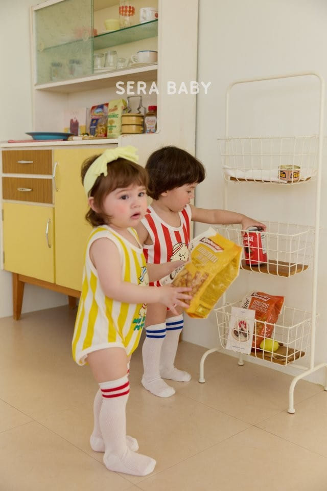 Sera baby - Korean Baby Fashion - #babyclothing - ST Marine Body Suit - 2