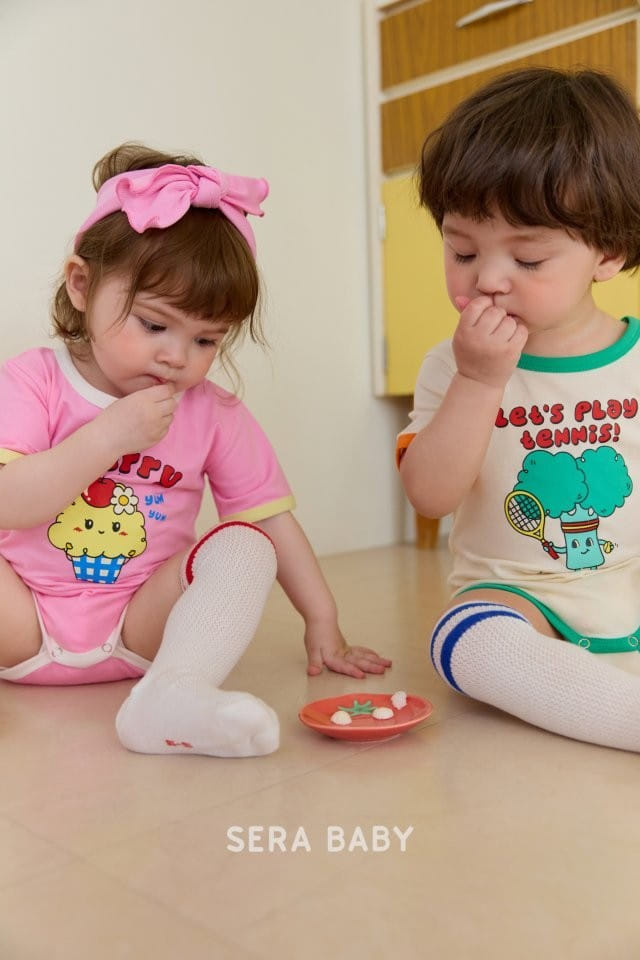 Sera baby - Korean Baby Fashion - #babyclothing - Color Short Sleeve Body Suit - 4