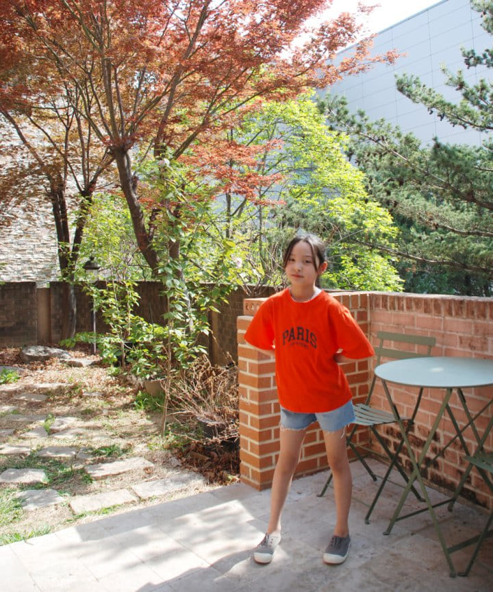 Shurrcca - Korean Children Fashion - #discoveringself - Paris Tee - 2