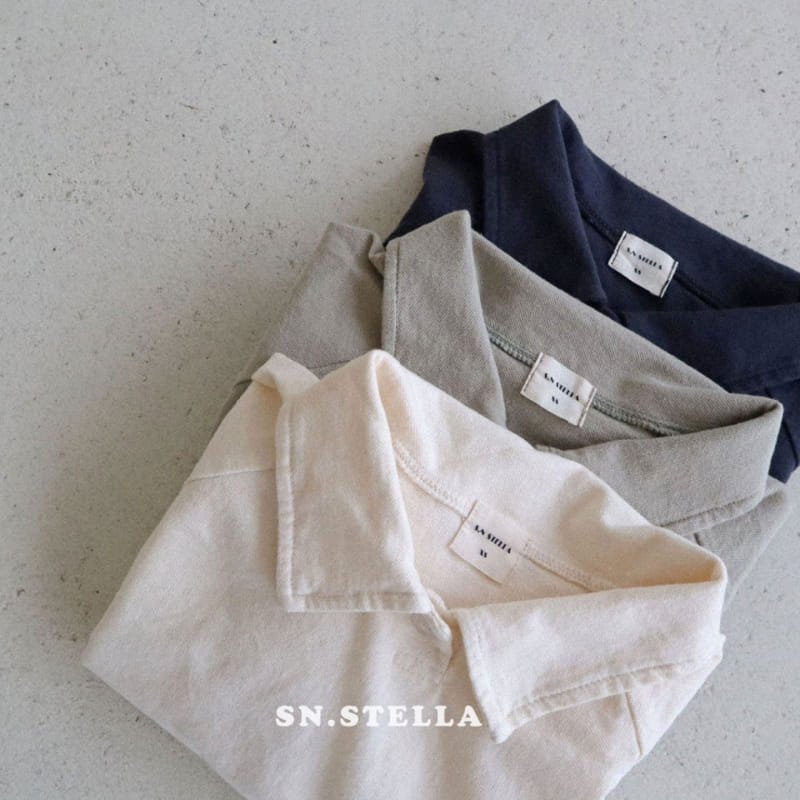 Sn.stella - Korean Children Fashion - #Kfashion4kids - PK Collar Tee - 11