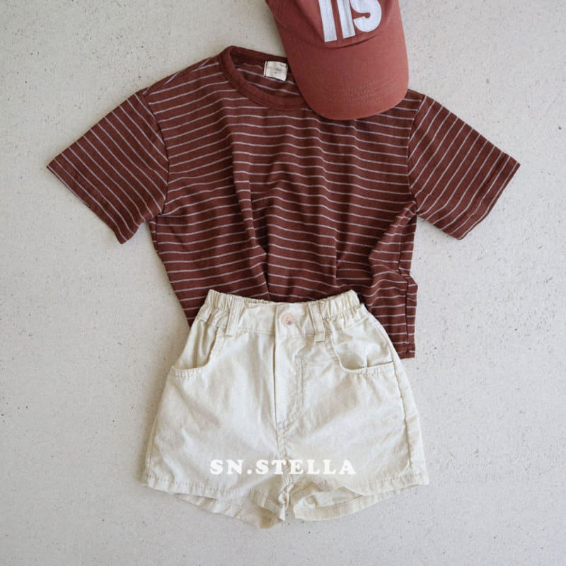 Sn.stella - Korean Children Fashion - #childrensboutique - Stitch Pants - 7