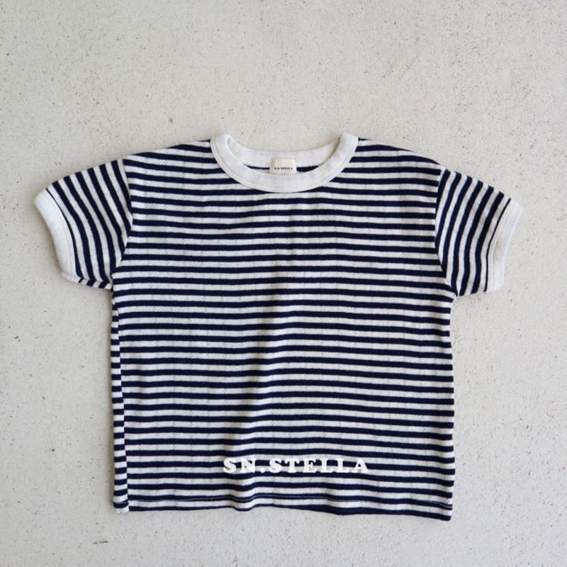 Sn.stella - Korean Children Fashion - #childrensboutique - Eyelet Tee - 5