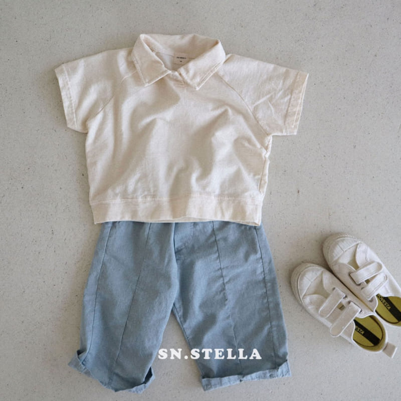 Sn.stella - Korean Children Fashion - #childofig - PK Collar Tee - 4
