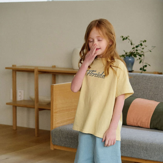 Sn.stella - Korean Children Fashion - #designkidswear - Florida Tee