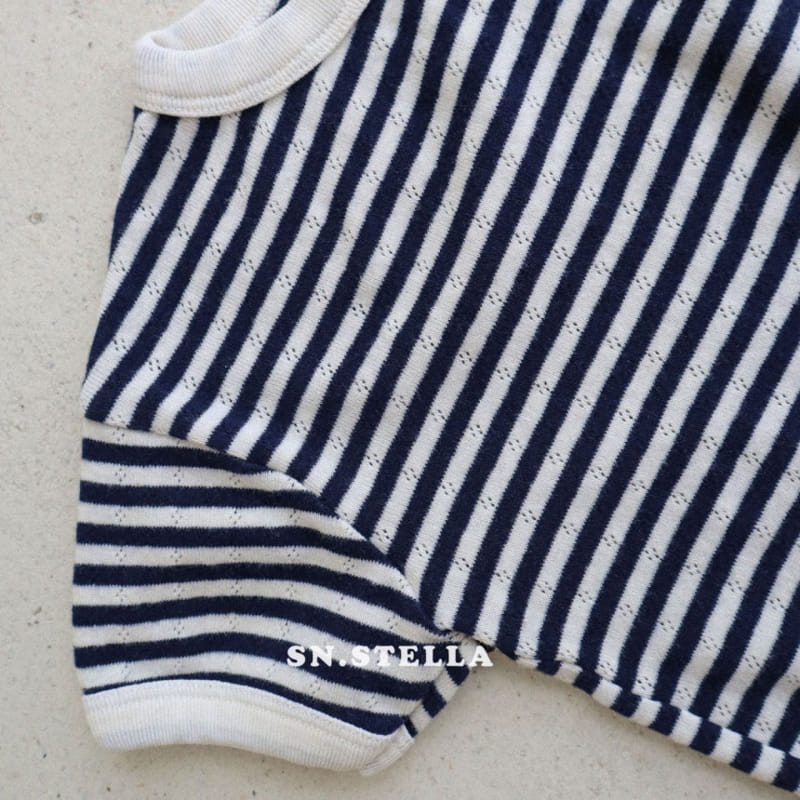 Sn.stella - Korean Children Fashion - #discoveringself - Eyelet Tee - 7