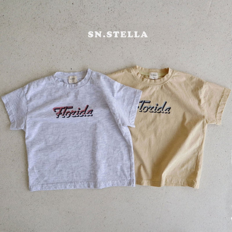 Sn.stella - Korean Children Fashion - #discoveringself - Florida Tee - 2