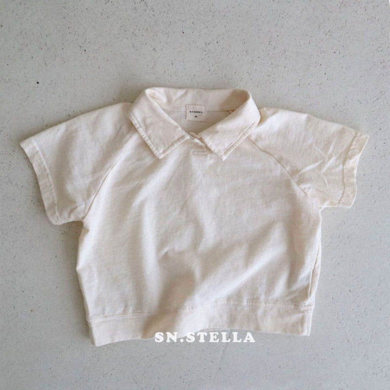 Sn.stella - Korean Children Fashion - #fashionkids - PK Collar Tee - 7