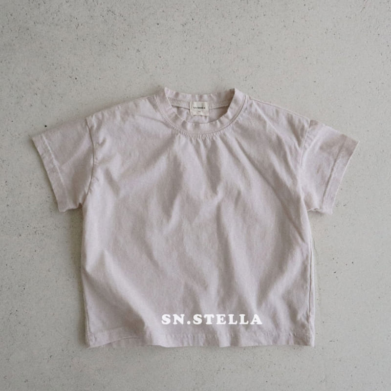 Sn.stella - Korean Children Fashion - #kidsshorts - Plain Tee - 5