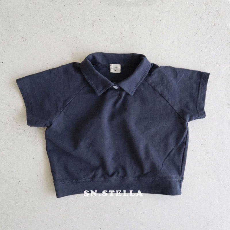 Sn.stella - Korean Children Fashion - #kidsshorts - PK Collar Tee - 8
