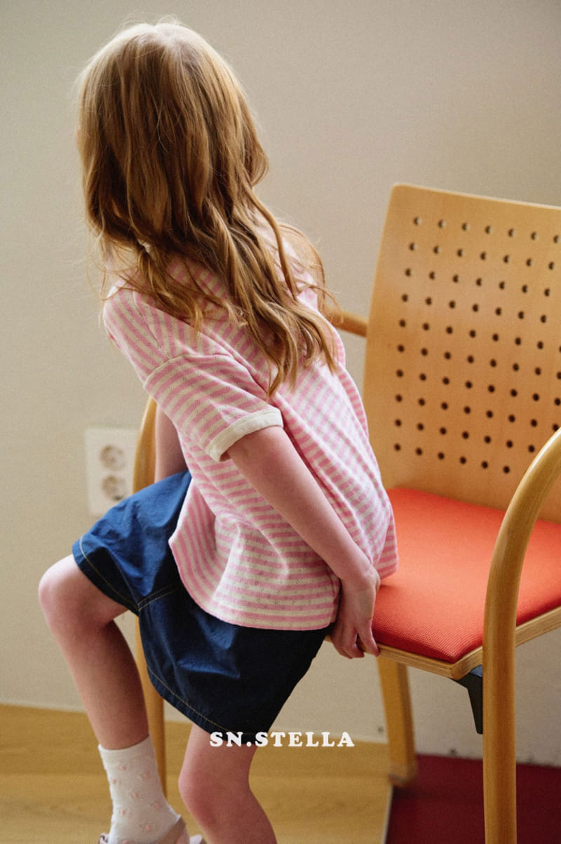 Sn.stella - Korean Children Fashion - #kidsstore - Eyelet Tee - 10
