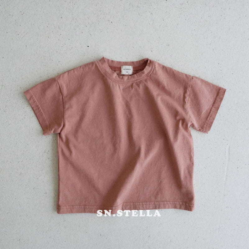 Sn.stella - Korean Children Fashion - #kidsstore - Plain Tee - 6