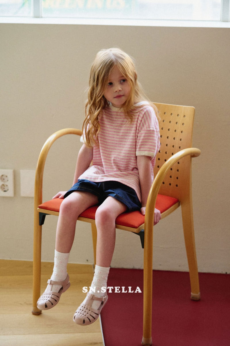 Sn.stella - Korean Children Fashion - #kidzfashiontrend - Eyelet Tee - 11