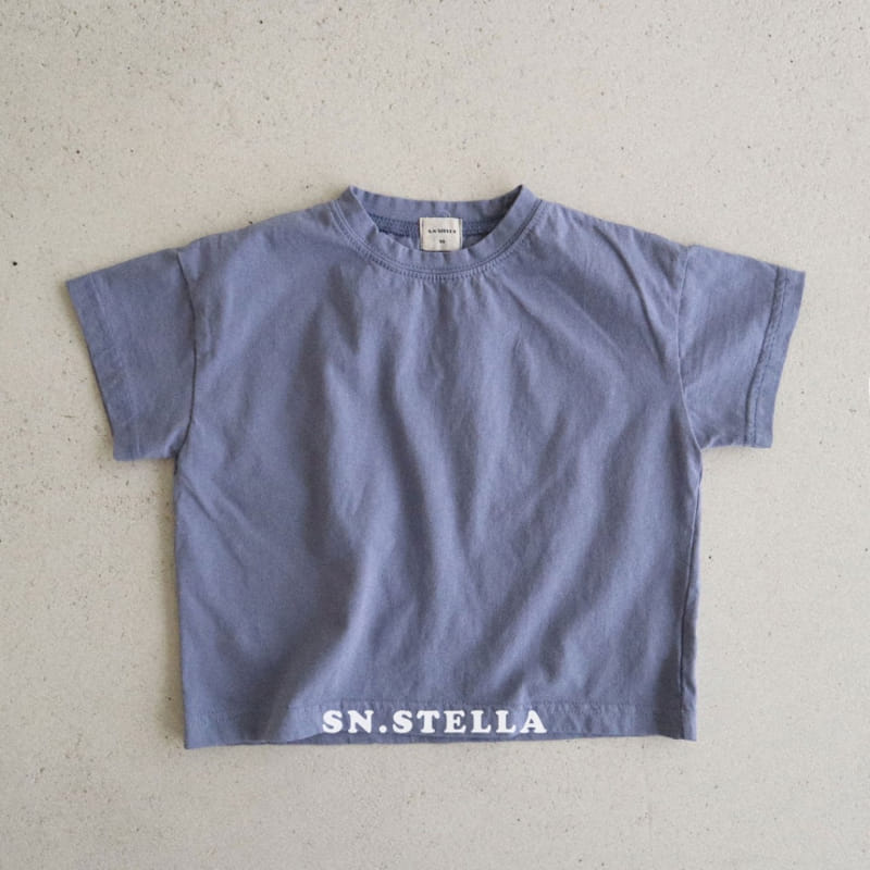 Sn.stella - Korean Children Fashion - #kidzfashiontrend - Plain Tee - 7