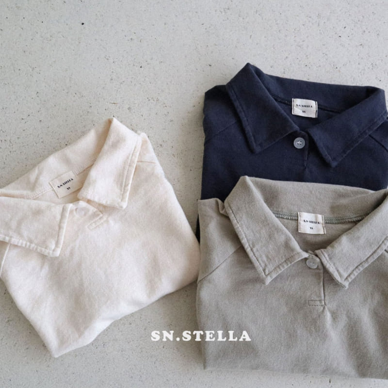 Sn.stella - Korean Children Fashion - #kidzfashiontrend - PK Collar Tee - 10