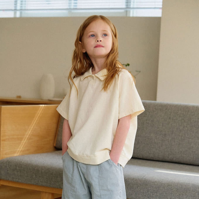 Sn.stella - Korean Children Fashion - #prettylittlegirls - PK Collar Tee