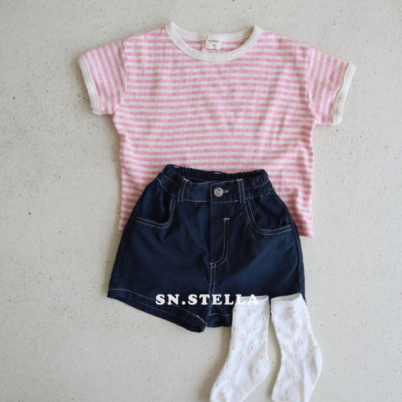 Sn.stella - Korean Children Fashion - #stylishchildhood - Eyelet Tee - 3