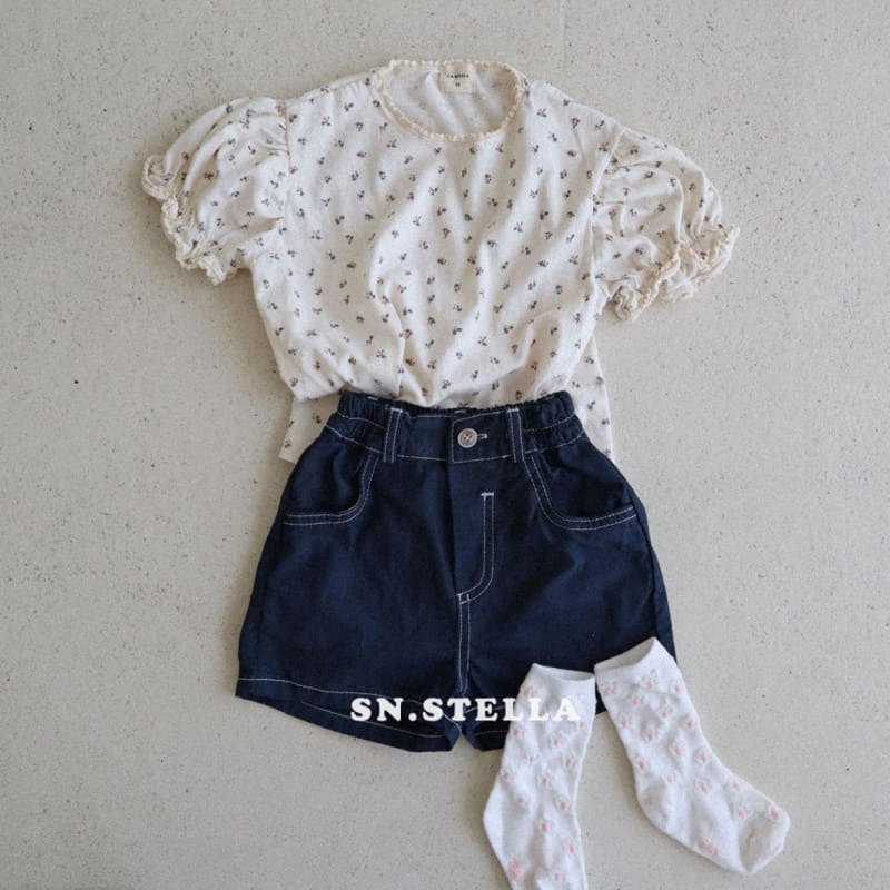 Sn.stella - Korean Children Fashion - #todddlerfashion - Stitch Pants - 3