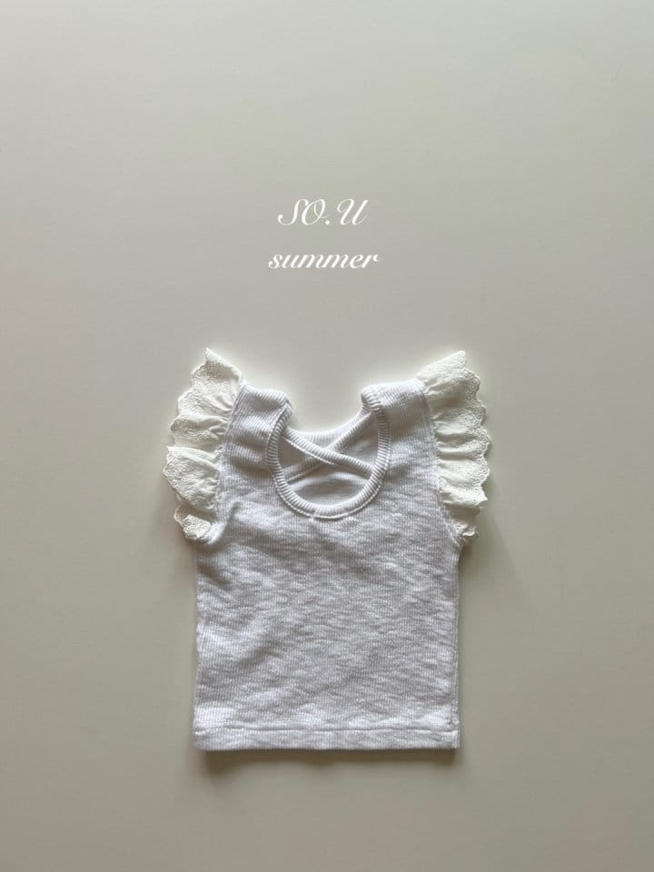 So U - Korean Baby Fashion - #onlinebabyshop - Lace Wing Tee - 4