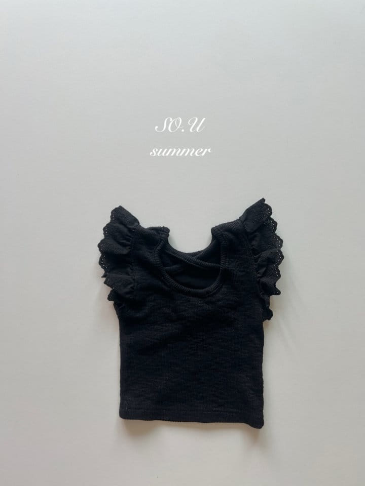 So U - Korean Baby Fashion - #babyfashion - Lace Wing Tee - 8