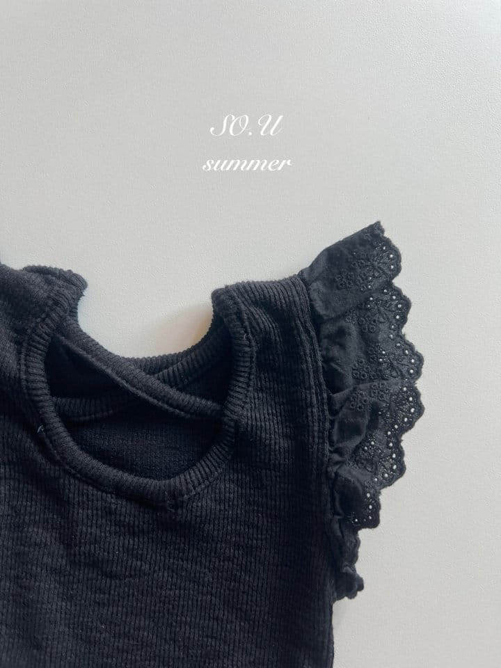 So U - Korean Baby Fashion - #babyfever - Lace Wing Tee - 9