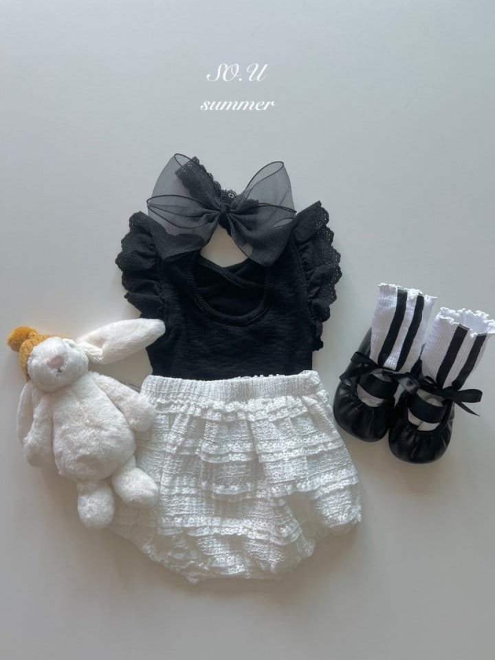 So U - Korean Baby Fashion - #babylifestyle - Lace Wing Tee - 11