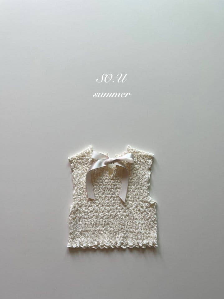 So U - Korean Baby Fashion - #babyoninstagram - Crumpled Top Bottom Set - 5